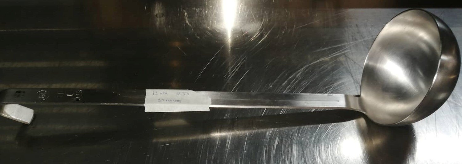 Κουτάλα Inox Φ11 350ML - Μεταχειρισμένο